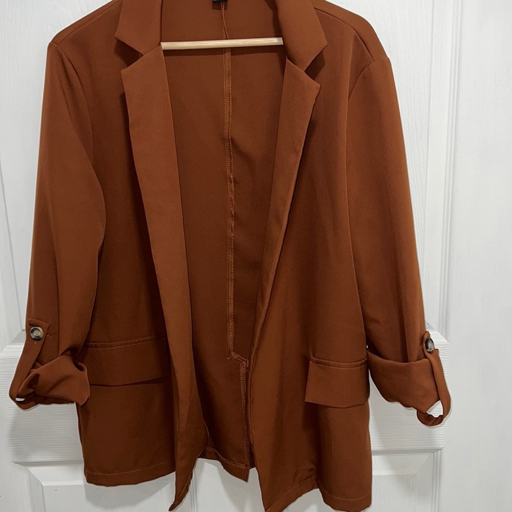 Brown blazer